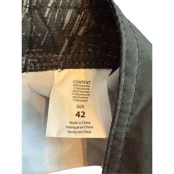 O’Neill Men’s Hyperfreak Heat Block Striped Black Gray Swim Boardshorts 42 - Picture 6 of 15